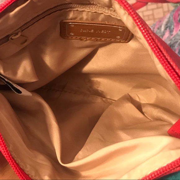 Red Nine West Bag - Picture 6 of 8